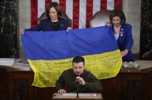 44994 volodymyr zelenskyj nancy pelosiova kamala harrisova kongres 640x420