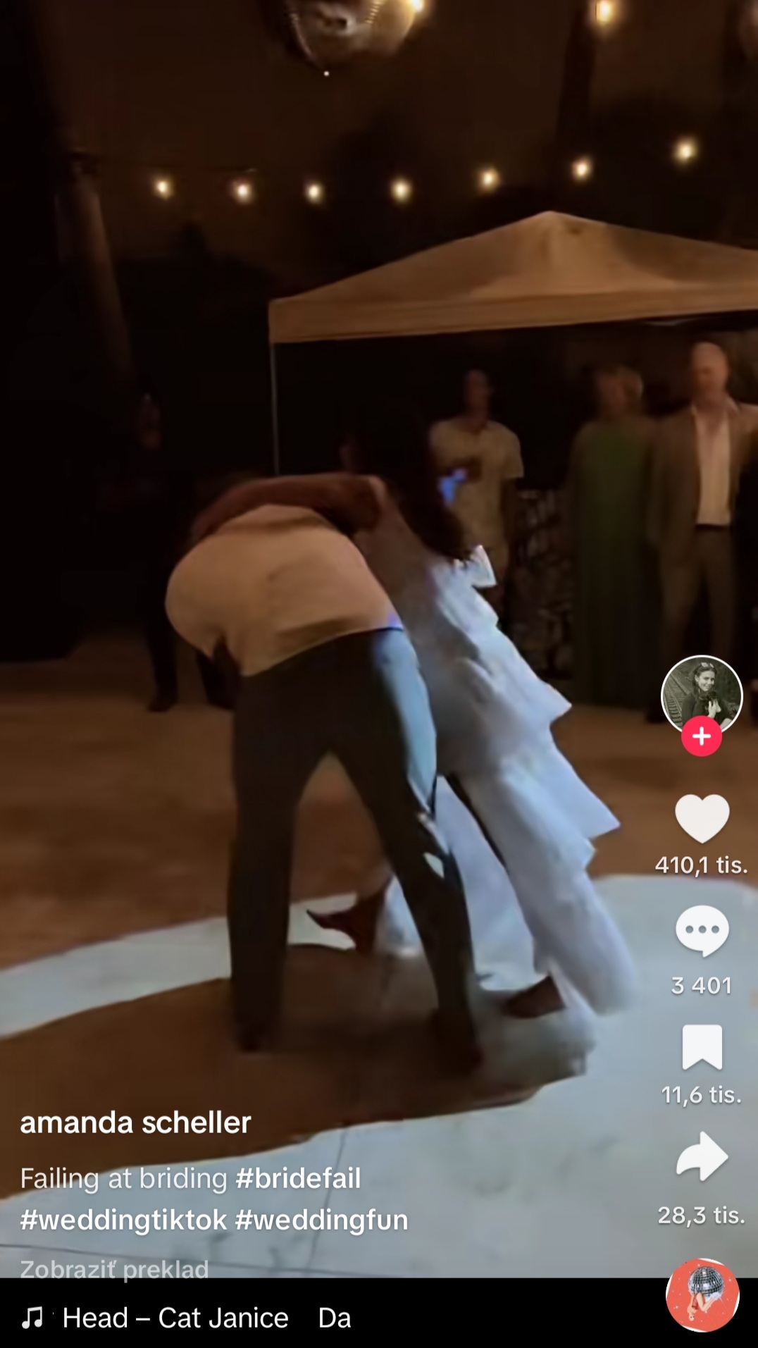 Najopitejšia nevesta na svete? Táto žena zverejnila video zo svojej svadby. A dosť sa za ňu hanbí! 3 Screenshot 20240522 085520 TikTok