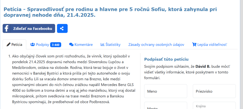 V rodine Borisa Kollára tragicky zahynulo 5-ročné dievčatko: Petícia a obavy z úteku do zahraničia! 2 image 72