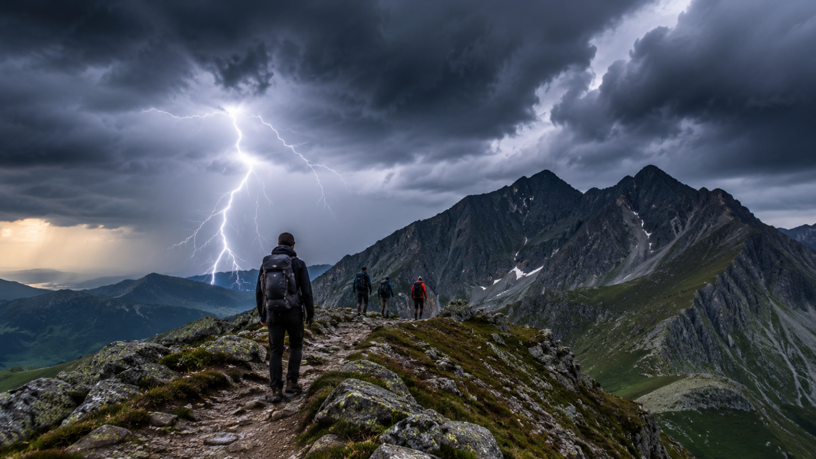 Sekundy hrôzy v Tatrách! Silná búrka zmenila výlet na boj o prežitie. Blesk zasiahol až sedem turistov! 1 ChatGPT Image 16. 5. 2026 10 21 00
