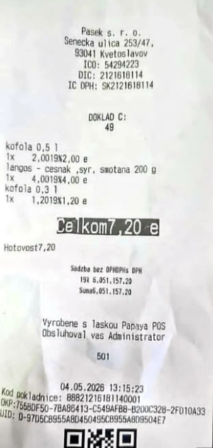Šperkárka Petra Toth otvorene o kauze langošov! Jeden detail na bločku ju šokoval. Takto podnikatelia obchádzajú systém? 2 Snimka obrazovky 2026 05 17 150927