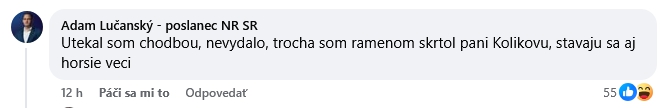 Dráma v NR SR. Kolíkovú mal koaličný poslanec takmer zhodiť zo schodov! Pomsta za úmrtie otca? 2 status 1