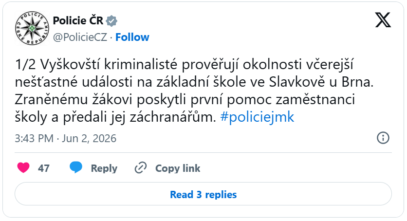 AKTUÁLNE: Žiak si pred spolužiakmi podrezal hrdlo. Polícia zverejnila prvé stanovisko! Bol to výkrik o pomoc? 3 image 3