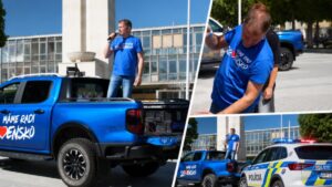 Polícia zatýkala na akcii hnutia Slovensko. V putách odviedla muža. Hrozí mu trest za účasť na terorizme! 3 x 2026 07 07T114036.538
