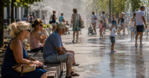 Horúčavy menia fungovanie slovenských miest: Kropia ulice, obmedzujú kosenie a niekde pustili ľudí na kúpalisko zadarmo 2 polotno 46