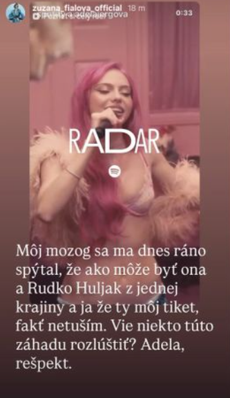 Zuzana Fialová reagovala na úspech mladej Slovenky. Neuveríte, ako spojila Adélu Jergovú s Rudolfom Huliakom 2 Snimka obrazovky 2026 09 28 084308