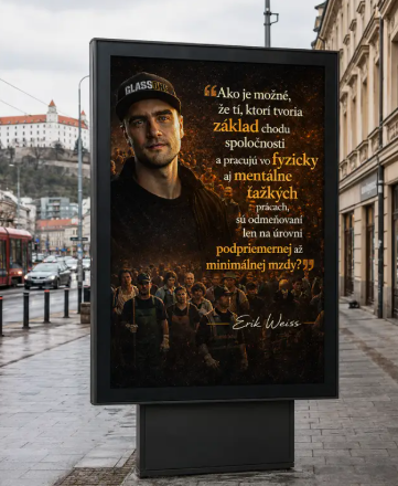 Nízke mzdy pobúrili Slovákov a vyvolali tisíce reakcií. Teraz chce Erik Weiss dostať tému do ulíc po celom Slovensku! 2 image